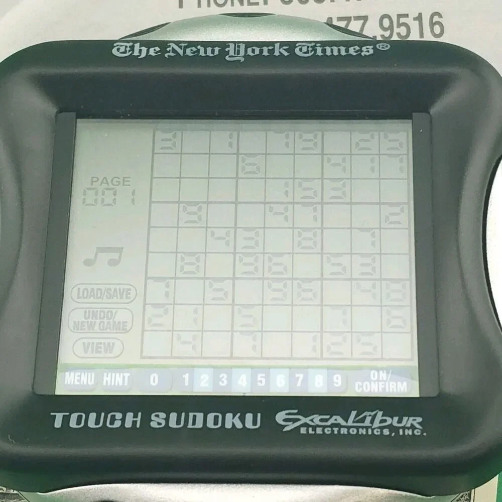 Excalibur touch sudoku